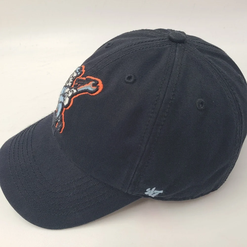 Inland Empire 66ers Hat Fitted M 47 Brand Franchise Black Orange MiLB Baseball